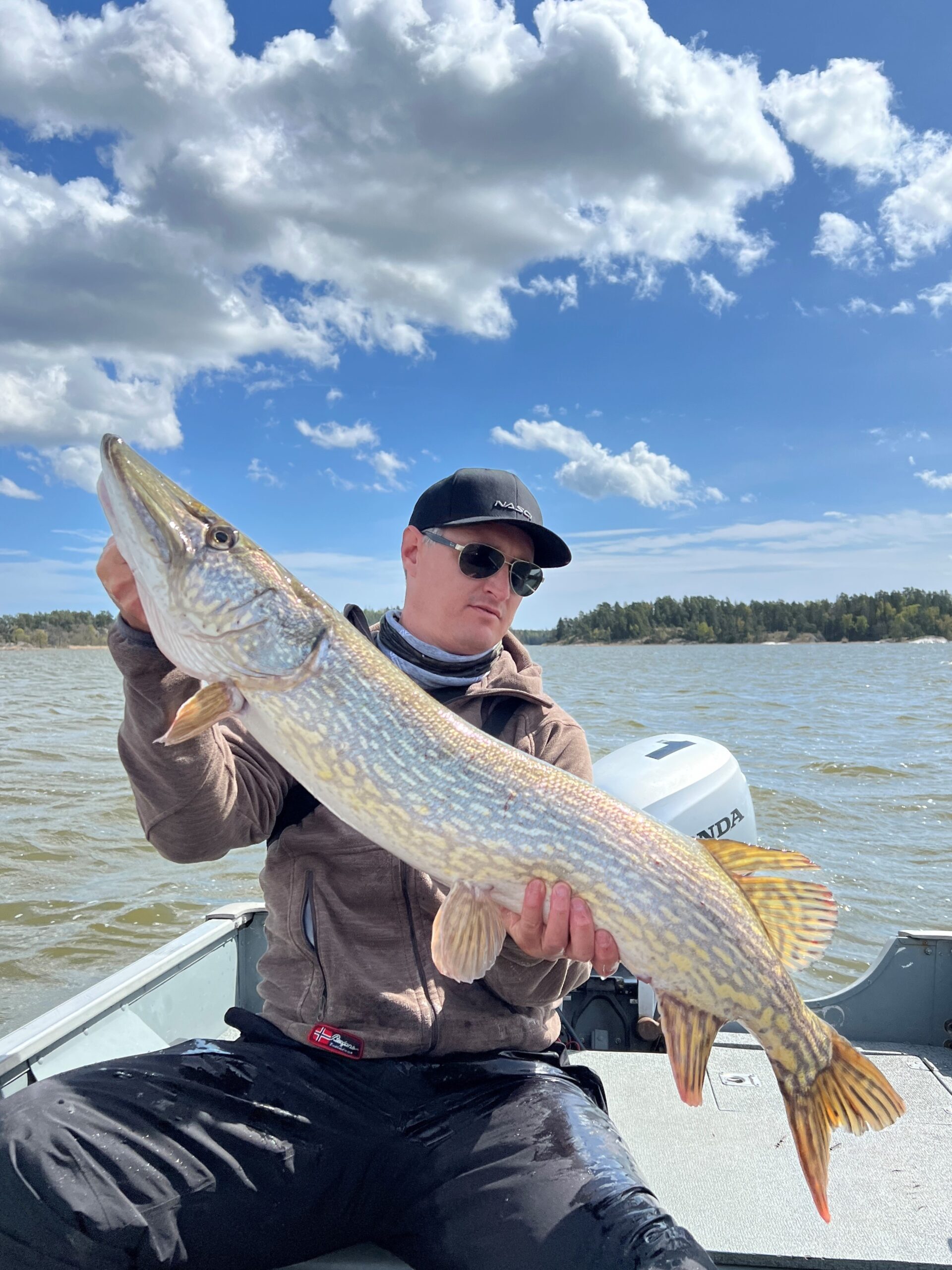 cris caanen met grote vis