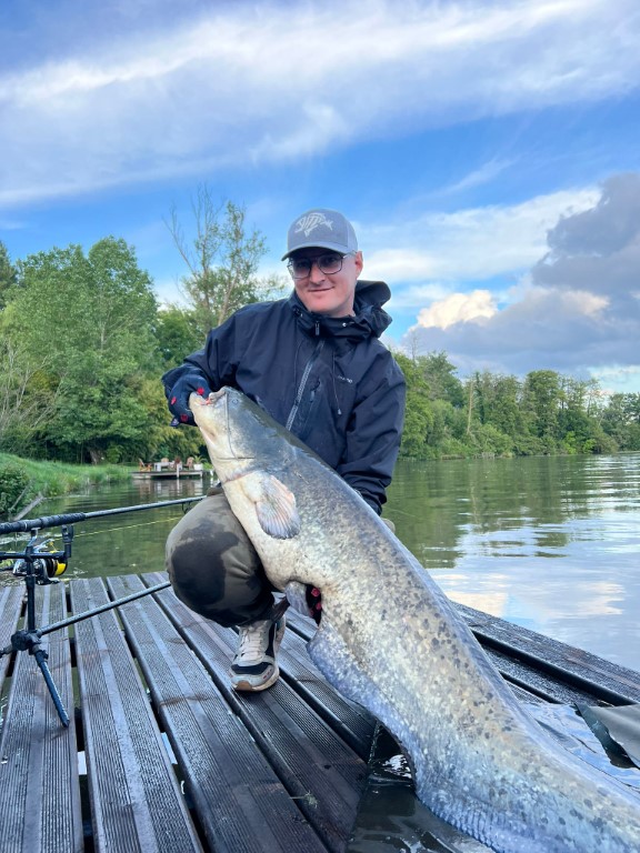 cris caanen met grote vis