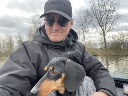 cris caanen met hond